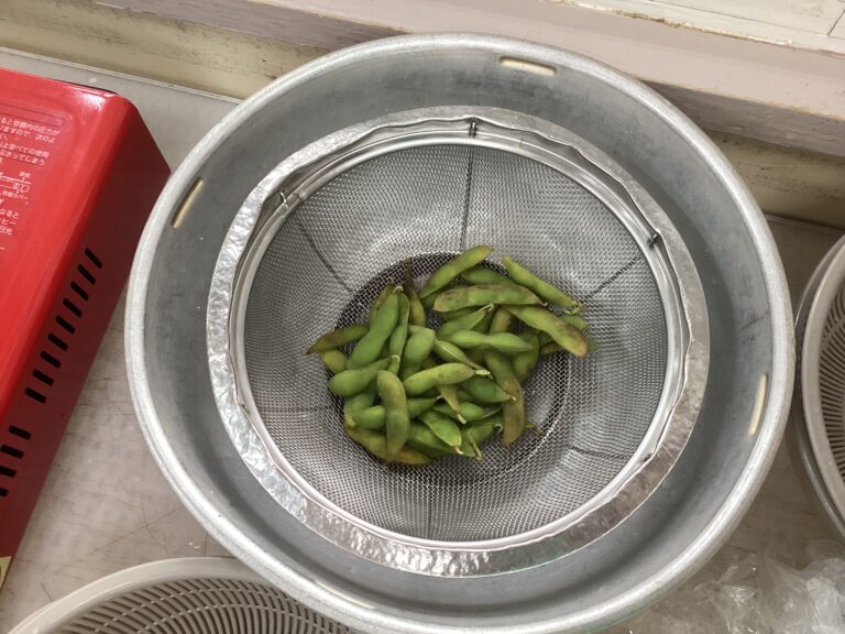 枝豆クッキング